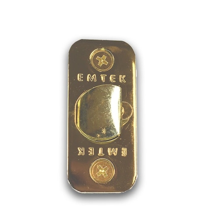 Emtek Bright Brass Latch LC4-DLB275RUS3 LC4-DLB275R-B
